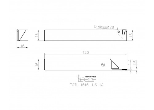TGTL 1616-1.6-IQ-2