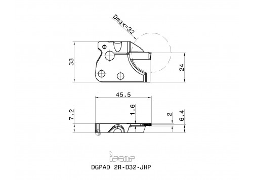 DGPAD 2R-D32-JHP-2