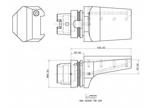 HSK A63WH TBK 32R-2