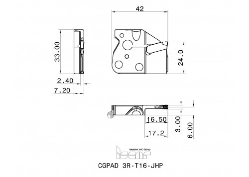CGPAD 3R-T16-JHP-2