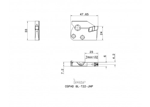 CGPAD 8L-T22-JHP-2