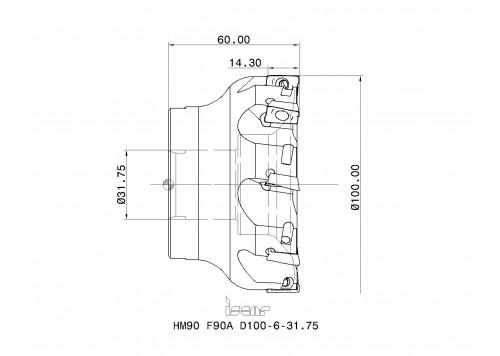 HM90 F90A D100-6-31.75-1