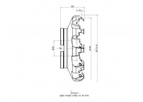 S845 F45SX D160-10-40-R16-2