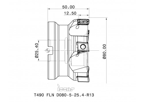 T490 FLN D080-5-25.4-R13-2