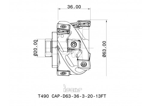 T490 CAP-D63-36-3-20-13FT-2