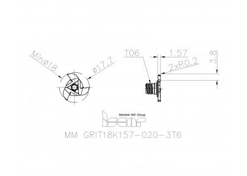 MM GRIT18K157-020-3T6 IC908-2