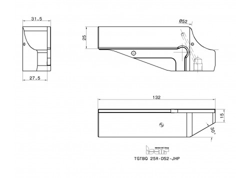 TGTBQ 25R-D52-JHP-2