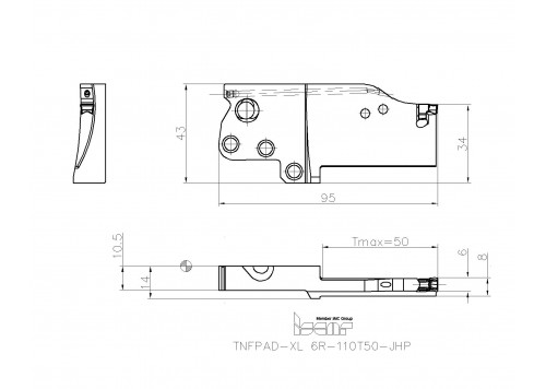 TNFPAD-XL 6R-110T50-JHP-1