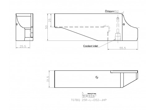 TGTBQ 25R-L-D52-JHP-2
