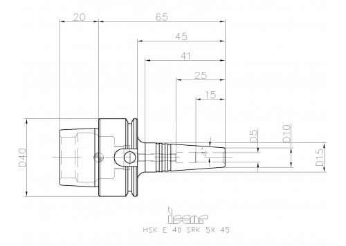 HSK E40 SRK5X45-2