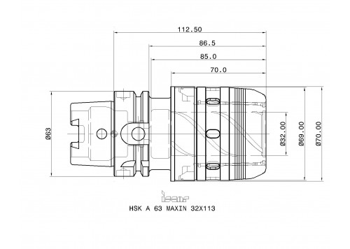 HSK A63 MAXIN32X113-2