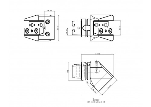HSK A63WH ASHN 25 45-2