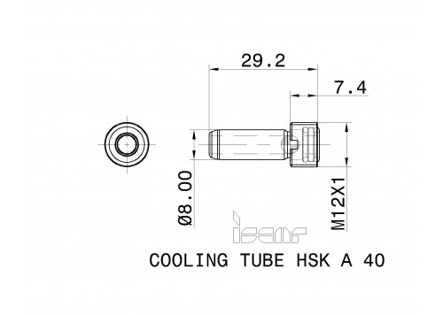 COOLING TUBE HSK A40-2