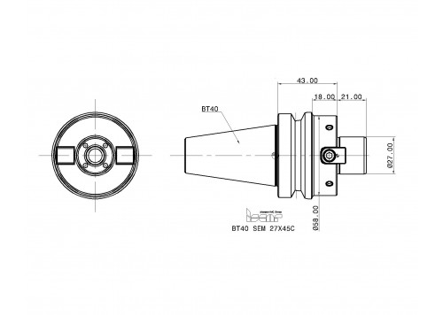 BT40 SEM 27X45C-2