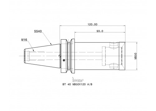 BT40 MB50X120-1