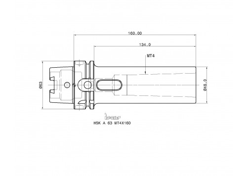 HSK A63 MT4X160-2