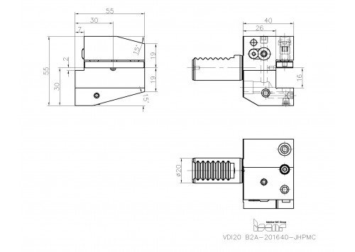 VDI20 B2A-201640-JHPMC-2