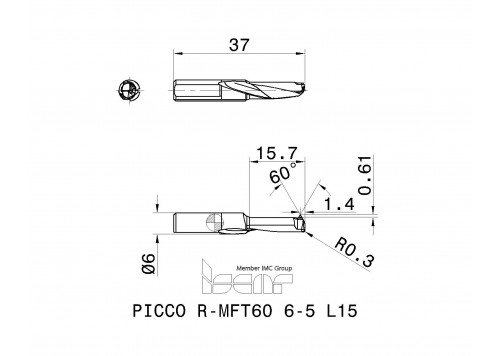PICCO R-MFT60 6-5 L15 IC908-1