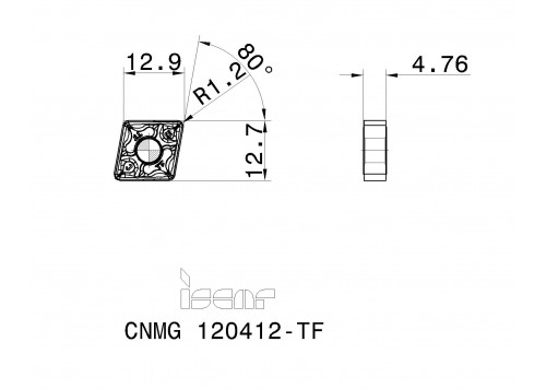 CNMG 120412-TF IC806-2