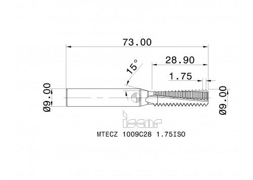 MTECZ 1009C28 1.75ISO IC908-2