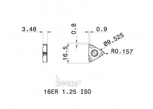 16ER 1.25 ISO IC908-2