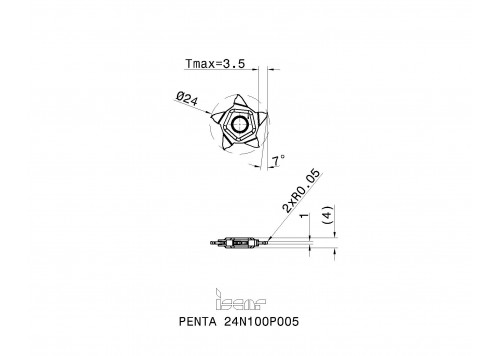 PENTA 24N100P005 IC1008-2