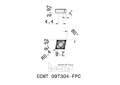 CCMT 09T304-FPC IC520N-2