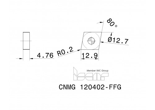 CNMG 120402-FFG IC520N-2