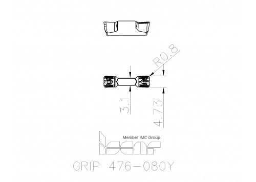 GRIP 476-080Y IC8250-2