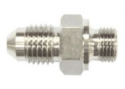 JHP NIPPLE 1/4NPT-7/16UNF