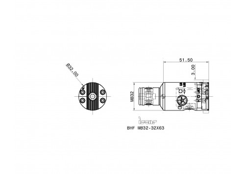 BHF MB32-32X63-2